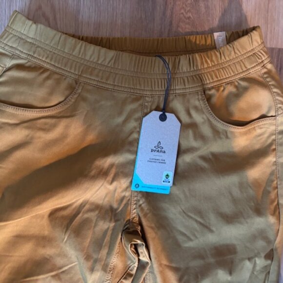 prAna NWT Womens Antique Bronze Halle E-Waist Jogger II Hiking Pants 8 - Picture 2 of 7